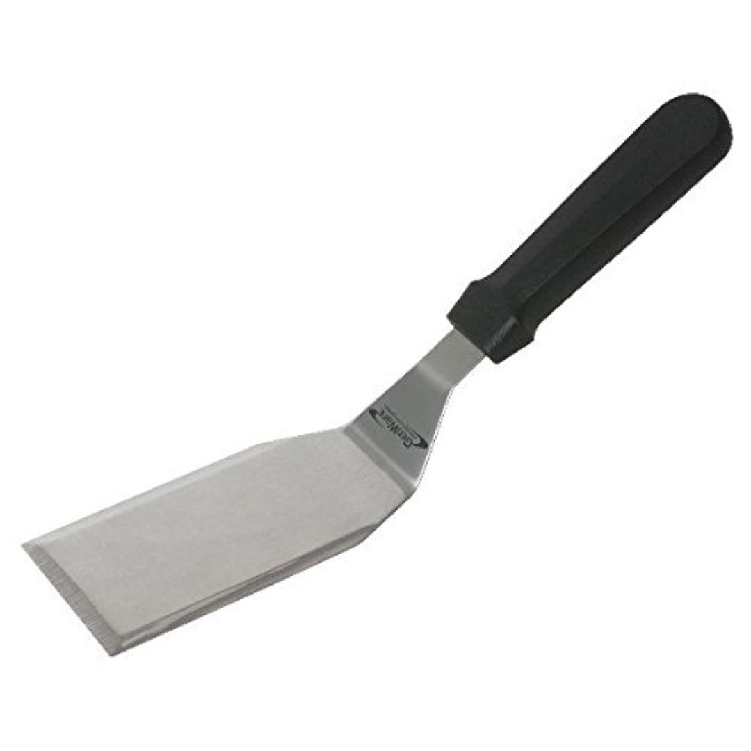 Genware NEV-05-189 Hamburger Turner, Stainless Steel, 125 mm x 65 mm