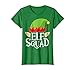 Womens Elf Squad T Shirt Christmas Funny X-mas Elves Costumes Tees Small Kelly Green
