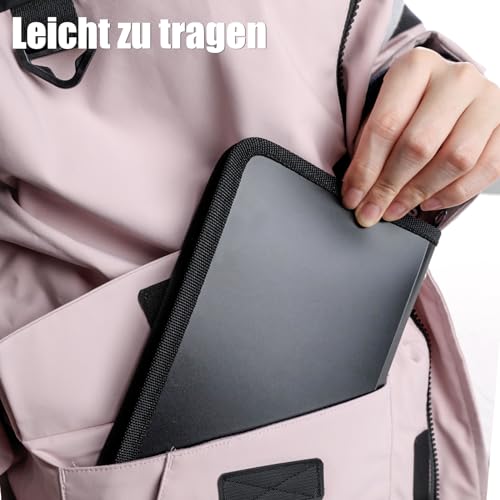 Koogel Fächermappe A5, Fächermappe Datei Organizer mit Reißverschluss Ordnungsmappe 13 Fächern Dokumentenmappe für Schecks Rechnungen Quittungen Tickets