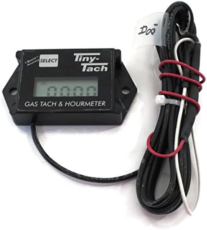 Tiny Tach 8' Cable Digital Hour Meter Tachometer Adjustable Resettable Job Timer by The ROP Shop