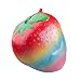 BeYumi Colorful Slow Rising Toy, Rainbow Strawberry Squishy Cream Scented Bread Decompression Squeeze Toys for Collection Gift, Decorative Props Large or Stress Relief, 1 Pack