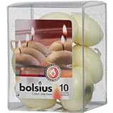 Wedding Favor Centerpieces Ivory/ Cream / Offwhite Floating Candles in Gift Box Burn Time up to 5 Hours SET of 10