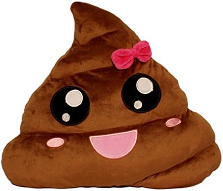 Girl Poop Emoji Plush Pillow