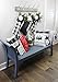 AuldHome Christmas Throw Pillow Covers (Set of 2); Christmas Tree & Candy Cane Themed Holiday Cushion Covers, 16 x 16 Inches