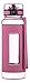 Swig Savvy Sports Water Bottle, Wide Mouth Leakproof Lid, Infuser, Silicone Sleeve - 32oz (Pink)