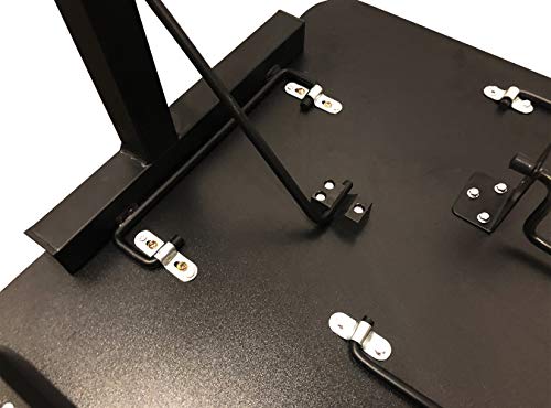Arrow Gidget I Sewing and Craft Hobby Table with Locking Steel Legs, fold up for Easy Storage - Black - Thumbnail 5