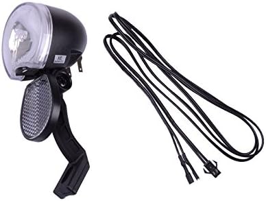 LED Front Light with Reflector 24/36 V Pedelec, Electric Bike 15Lux