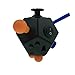 WeFidget's Ultimate Fidget Toy, 12 Sides of Stress, Anxiety, ADHD, Relieving Functions (Black/Orange)