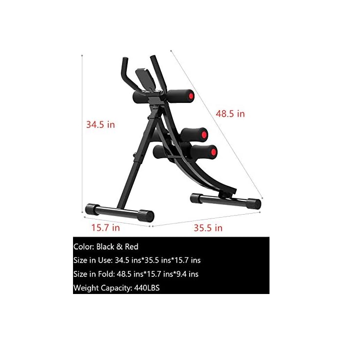 Fitlaya Fitness Core & Abdominal Trainers AB Workout Machine Home Gym