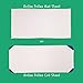 ROLLEE POLLEE Microfiber Cot Sheets with Elastic Loops for Extra Security Standard Size 22” x 51.5”, Super Soft, Perfect for Preschool and Daycare, (6-Pack), (White)