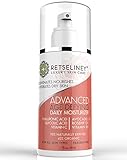 Retseliney Age Defying Moisturizer Cream for Face with Glycolic Acid & Vegan Hyaluronic Acid & Green Tea, Organic & Natural, Anti Aging Anti Wrinkle Lotion, Reduces Age Spots, Scars, Discoloration