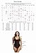 zeraca Women's Retro High Cut Sporty One Piece Swimsuits Bathing Suit (M10, Black)