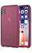 tech21 Evo Wave Phone Case for Apple iPhone X and Xs with 10 Foot Drop Protection, Burgundy