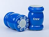 Yachtsee Suction Koozie & Insulated Drink HolderCooler Crew Imprint,Blue
