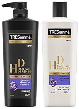 TRESemme Hair Fall Defense Shampoo, 580ml & TRESemme Hair Fall Defense Conditioner, 190ml