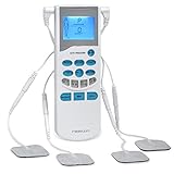 MeasuPro Portable TENS Unit Machine, Electro Therapy Massage, Handheld Travel Electronic Pulse Massager for Back Pain Management and Muscle Rehabilitation, CE, FDA Approved (Misc.)