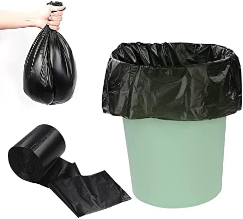 Waste Bin Small Black Trash Bags Trideva HEAVY DUTY Small Size