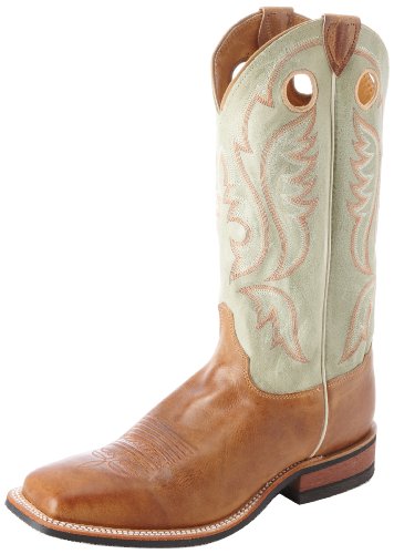 Justin Boots Men's Bent Rail Rubber Sole, Tan Arizona Cowhide, 6.5 D US