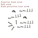 XiaoPengYo Spare Parts Propeller Blade Protecting Frame Motor Base Screws LED Cover Landing Skids Compatible for Syma X5 X5C X5C-1 Quadcopter