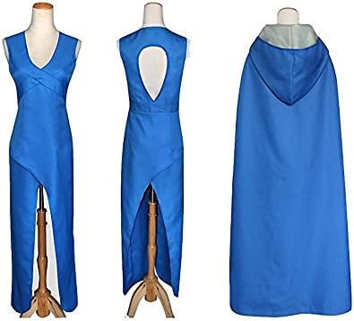 Insta Womens Dress With Cloak ,Game of Thrones Cosplay Constume Dress Uniforms for Halloween,Masquerade Party (XL)