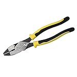 Klein Tools J2139NECRN High Leverage Side Cutters with Wire Crimper Stripper
