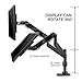 Bestand Premium Dual Monitor Stand - Dual Monitor Mount for LED LCD,Up to 17''-27'' Screen,Aluminum (Gray)