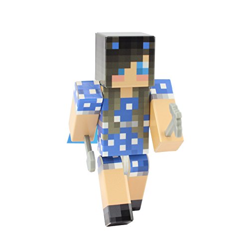 EnderToys Polkadot Girl Action Figure Toy, 4 Inch Custom Series Figurines