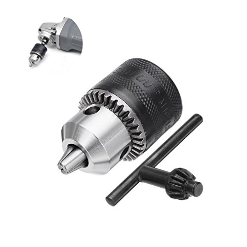 EsportsMJJ SANOU 1.5-10mm Metal Stable Keyed Drill Adapter Drill Chuck for 100mm Angle Grinder