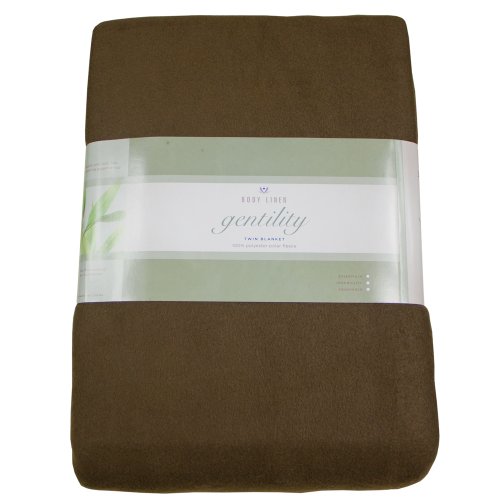 GentilityÂ© Polar Fleece Massage Table Blanket, Chocolate