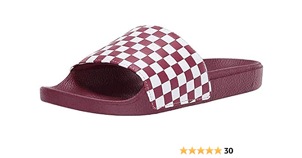 vans red slides