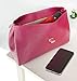EEZ-Y Travel Umbrellas for Rain - Wind Resistant w/Open Close Button - Red