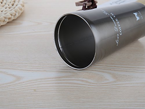 17oz Travel Mug, Stainless Steel Travel Coffee Thermoses Creative Car Vacuum Coffee Tumblers Cup Water Bottle Flask for Outdoors Hot & Cold Drinks