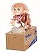 Virtuous Cool Gadgets Monkey Stealing Money Box Coin Bank,Robotic Munching Toys Plastic Piggy Saving Banks Gift for girls & boys or for Kids & Adults (Lucky Coin Monkey )