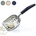 VIVAGLORY Cat Litter Scoop, Durable Metal Litter Scoop for Kitty, Sifter with Deep Shovel and Ergonomic Handle, Made of Heavy Duty Solid Aluminum, Jumbo Size, Navy Blue