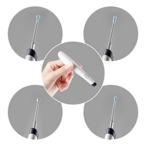 Ear Cleaner, Ear Wax Removal Kit, Ear Wax Removal Tool, Ear Cleaning, 4 Types Ear Spoons, Soft