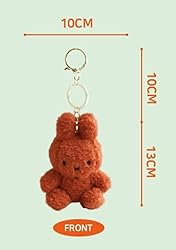 MSGlobal Cute Plush Keychain for