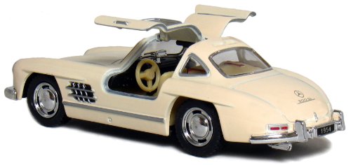 5 1954 Mercedes-Benz 300 SL Coupe 1:36 Scale (Beige). by Kinsmart