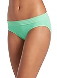 Jockey Women's Underwear Modern Cotton Seamfree Bikini, spring green, 6