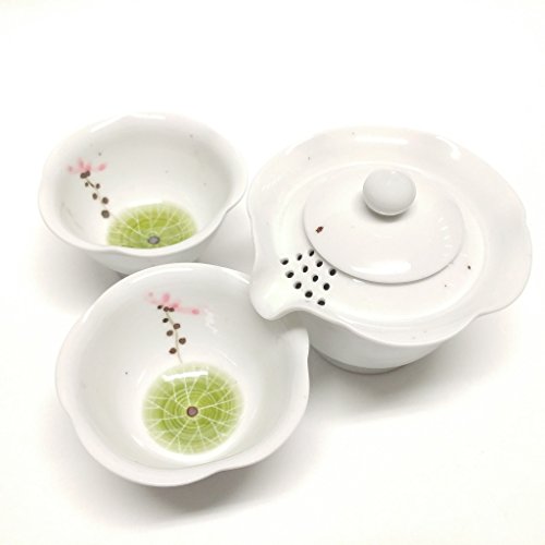 Korean porcelain Hand-made Lotus flower Gift boxed