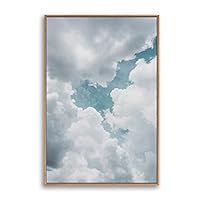 Framed Canvas Wall Art Clouds and Colors Canvas Prints Home Artwork Decoration for Living Room,Bedroom - 16x24 inches