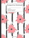 Composition Notebook: Trendy Composition notebook designed and printed on verry high quality and low price . 100 ruled sheets with a standard size ... for study or as a journal or taking notes.