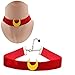 Ziper Red Moon Usagi Choker Halloween Cosplay Chocker Necklace Jewelry