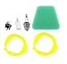 Savoir Fuel Lines Air Fuel Filter Spark Plug Primer Bulb Repair Kits for Poulan Craftsman Chainsaws Trimmers Brush Cutter Blower primary