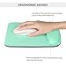 NEX Mouse Pad with Memory Foam Wrist Support, Non-Slip Rubber Base Wrist Rest for Carpal Tunnel Syndrome Group, Typist and Office Worker