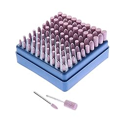 VILLCASE 200 pcs Tool Mm Cone Points Pink Mandrel