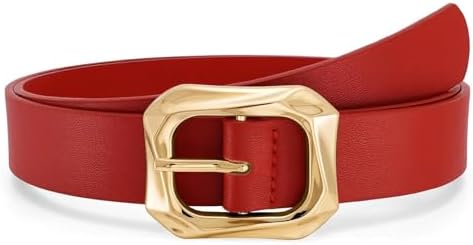 JASGOOD Women Leather Belt for Jeans Pants Ladies Casual  display picture 3