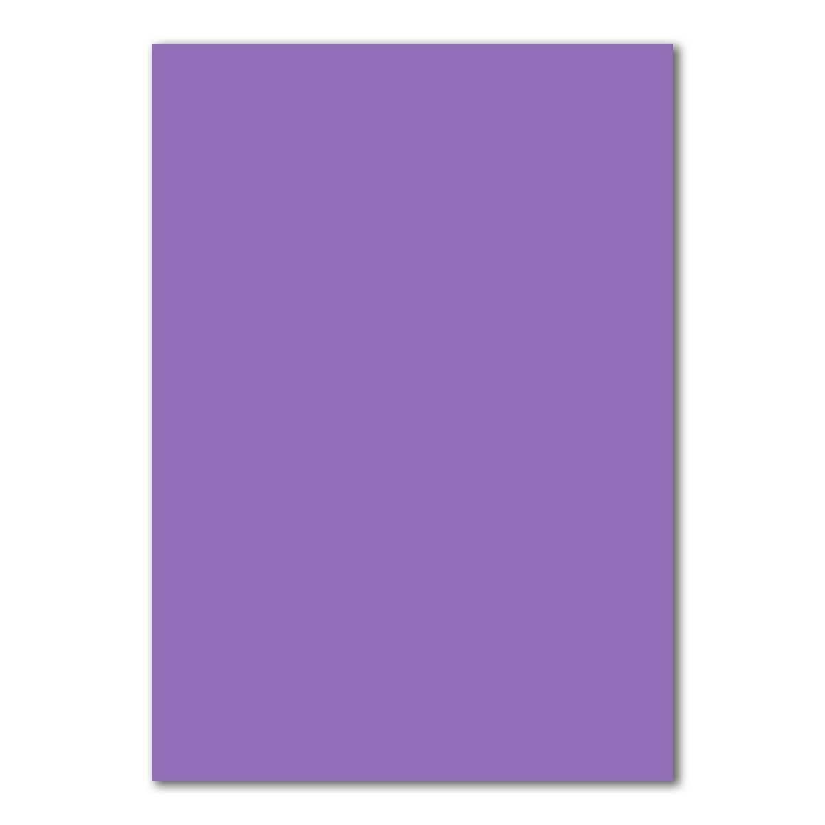 FarbenFroh 50 Sheets A5 Paper Sheet Flat Sheet Purple 240gsm 14.8 x 21cm Craft Sheet Colour Paper Photo Card Colour Card — image 1