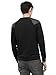 Kenneth Cole REACTION Men's Crew Knit Sweatshirt with Suede
