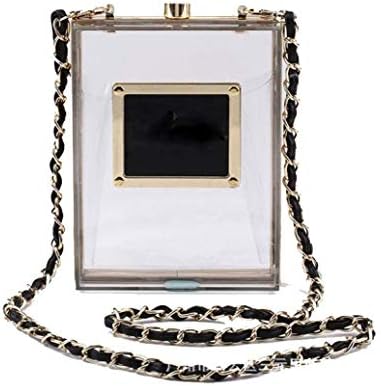 Zxwyb ディナーバッグ フリントガラス詰め替え香水瓶 スプレーアプリケーターの場合とスクエアポータブルケルン