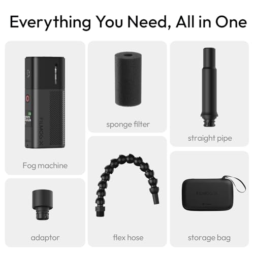 Ulanzi Fm02 Filmog X Portable Fog Machine 30W Battery Powered Smoke Handheld Fogger Camera Accessories For Video Shooting, Food Portrait Figures Photography